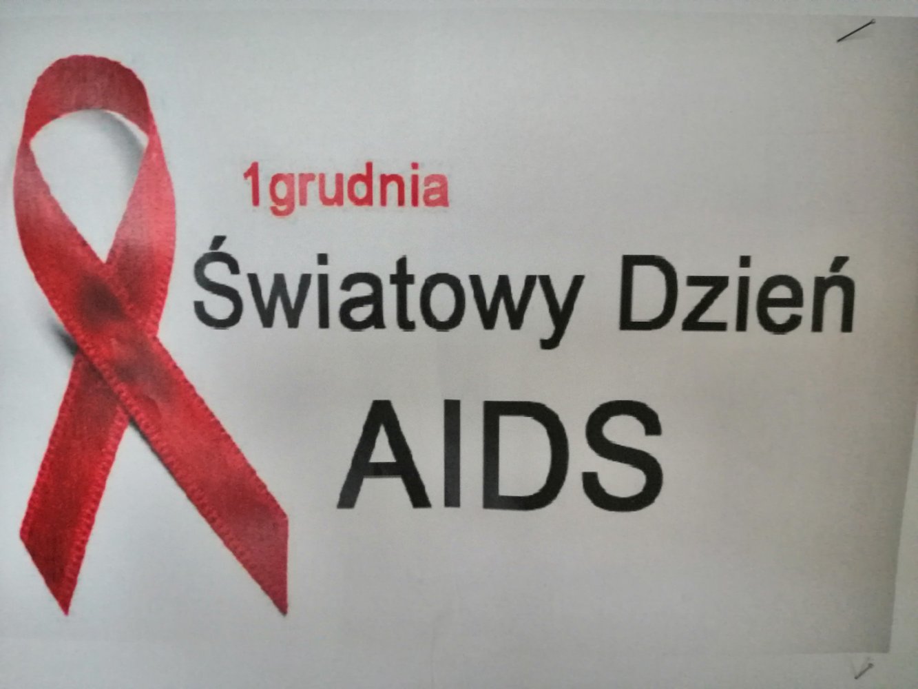 Obchody Światowego  Dnia Walki z AIDS