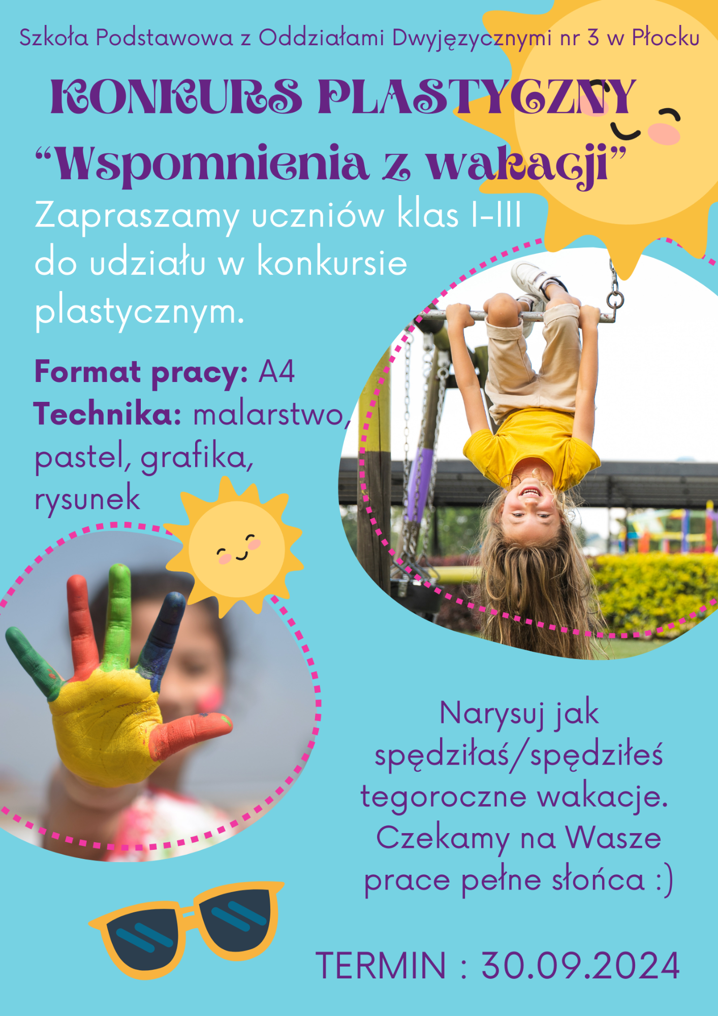 Konkurs plastyczny „Wspomnienia z wakacji”